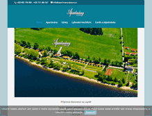 Tablet Screenshot of apartmanyujezera.cz